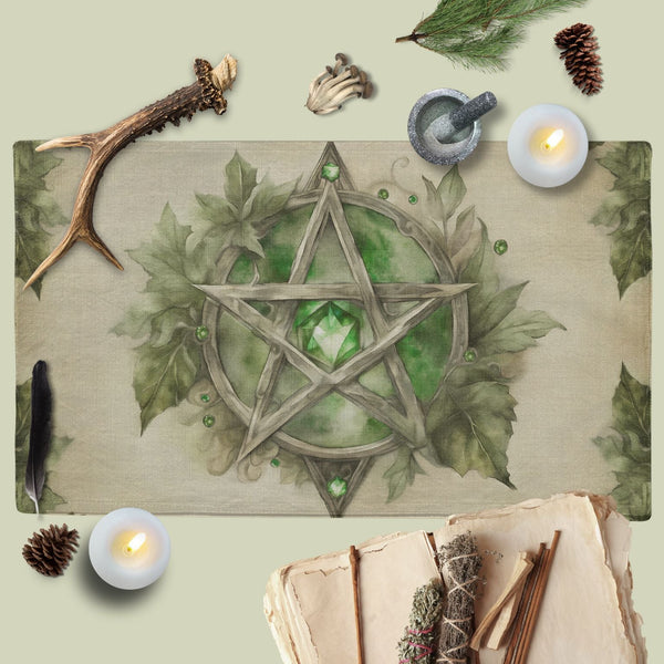 a picture of a pentagramil surrounded by other items