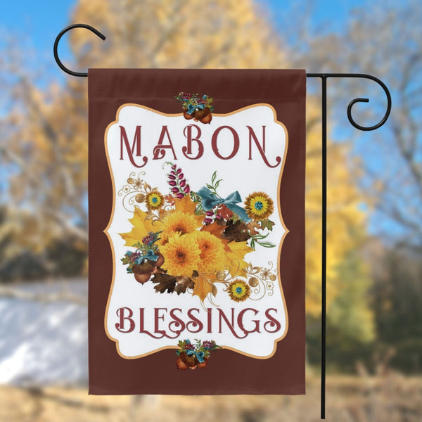 Mabon Flowers Garden Flag