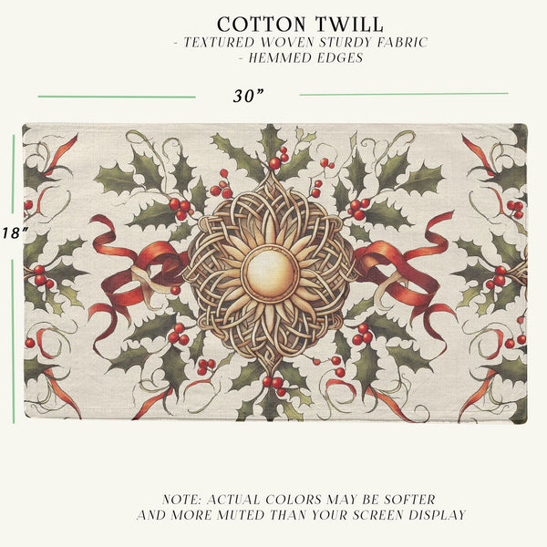 a picture of a christmas themed placemat
