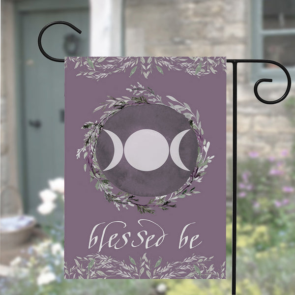 Witch Garden Flag Triple Moon