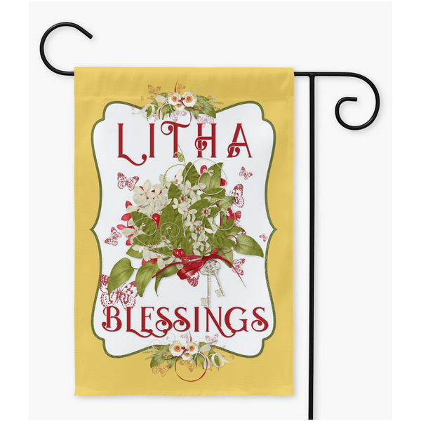Garden Flag - Litha Blessing Witch Decor Pagan Holiday Summer Single / 12X18 Inch