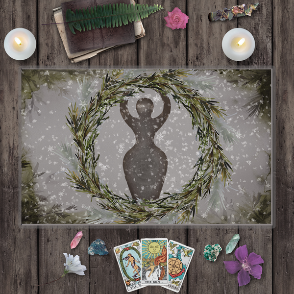 Forest And Pine Goddess Altar Cloth Rec