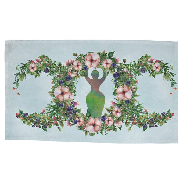 Summer Altar Cloth - Litha Solstice Goddess Wicca Pagan Tarot Mat Rec