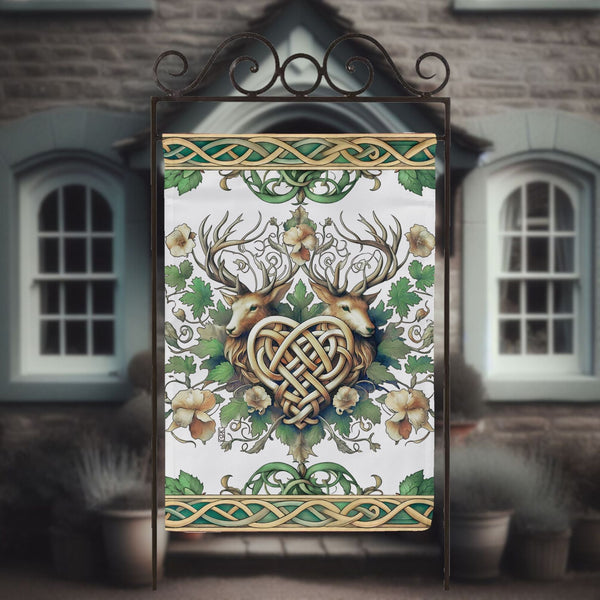 a picture of a wall hanging on a brick building
