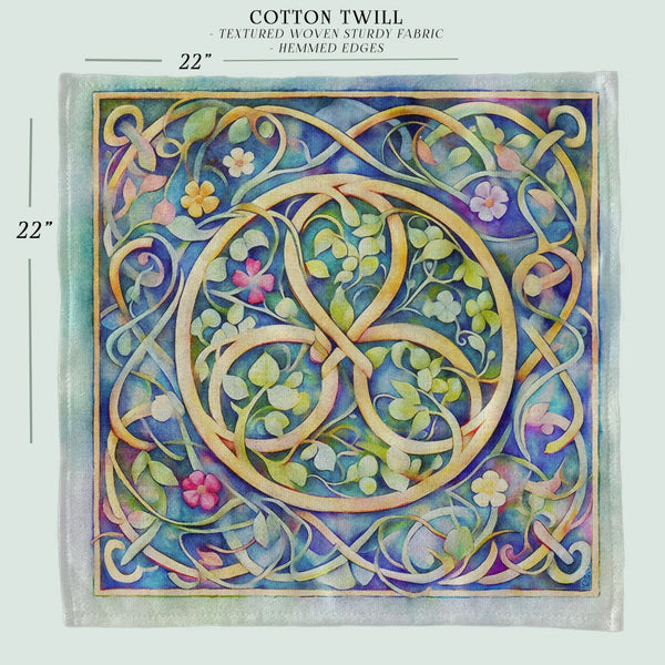 a watercolor painting of a decorative design