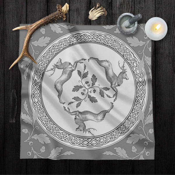 a picture of a plate with a deer on it