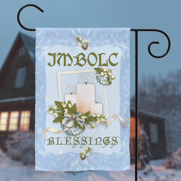Imbolc Garden Flag Decoration Blessings