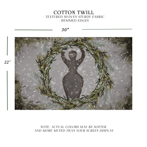 Forest And Pine Goddess Altar Cloth Rec