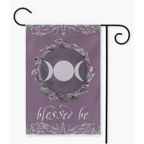 Witch Garden Flag Triple Moon