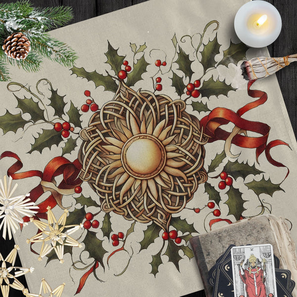 a picture of a christmas decoration on a table