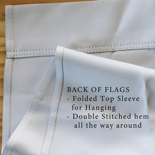 a close up of a piece of cloth with words on it