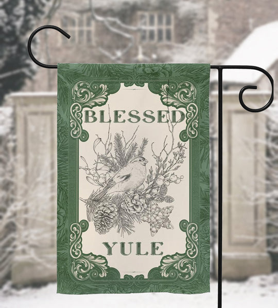 Yule Garden Flag - Pagan Winter Decoration