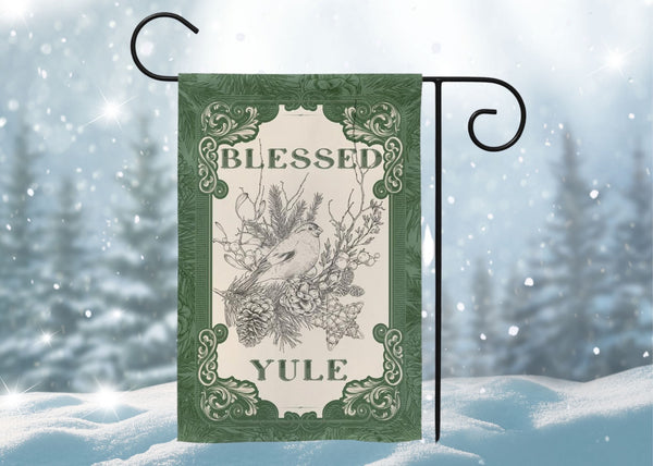 Yule Garden Flag - Pagan Winter Decoration