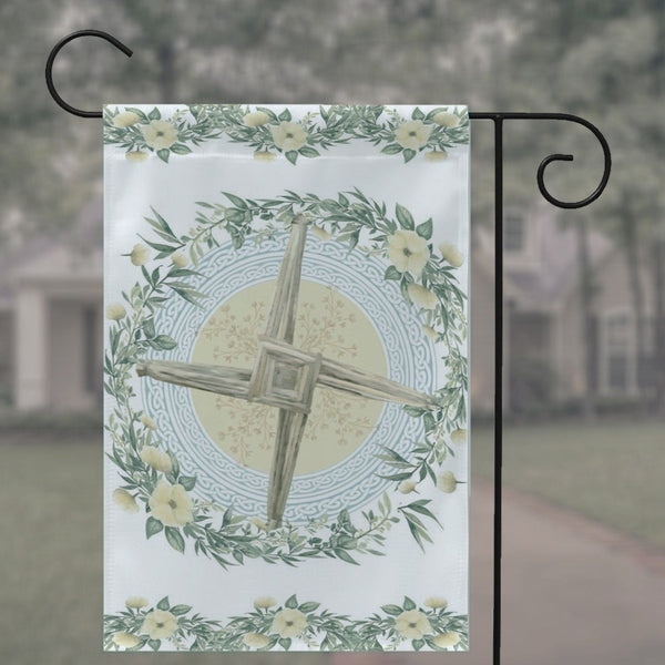 Brigid Cross Garden - Flag Spring Equinox Imbolc Pagan Decoration