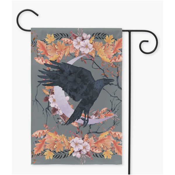 Halloween Garden Flag - Whimsical Folk