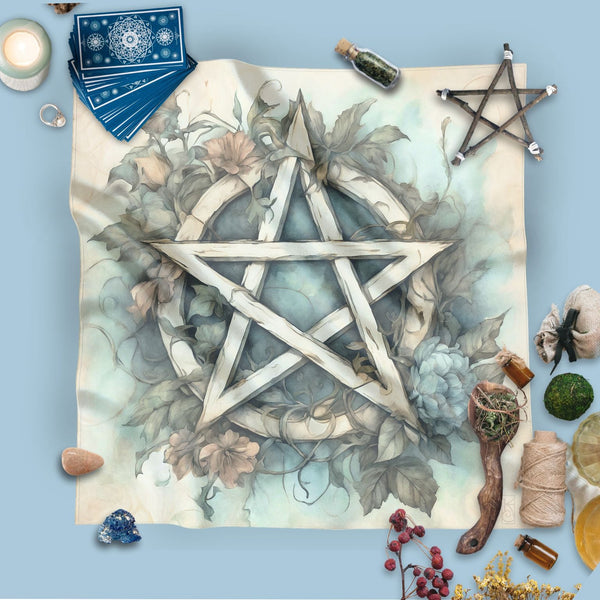 a picture of a pentagramil surrounded by other items