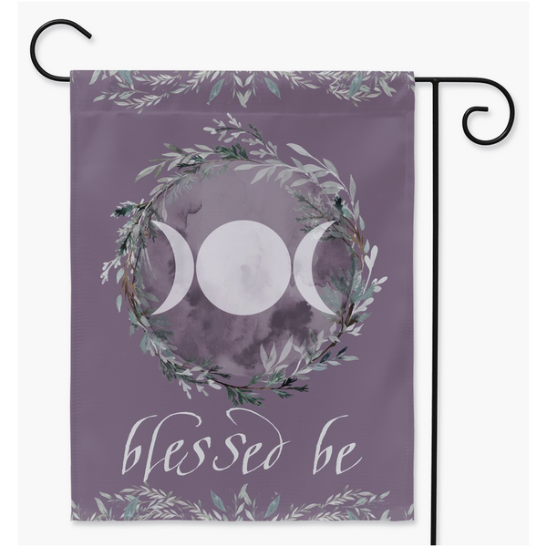 Witch Garden Flag Triple Moon
