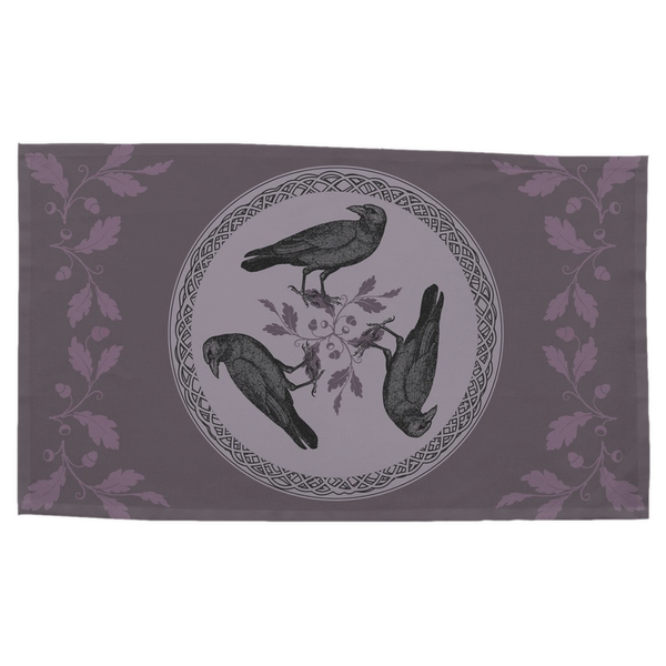 Tarot Cloth Altar Celtic Raven Nordic Pagan Decor Rec