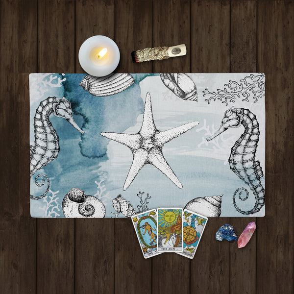 Altar Cloth Ocean Sea Witch Tarot Rec