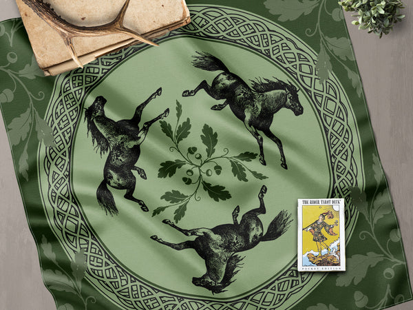 Celtic Horse Altar Tarot Cloth Square