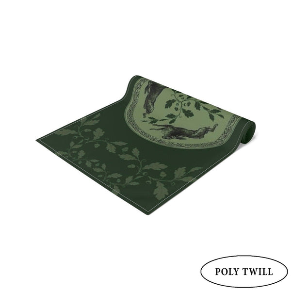 Celtic Hare Table Runner - Leaping Rabbit Altar Cloth